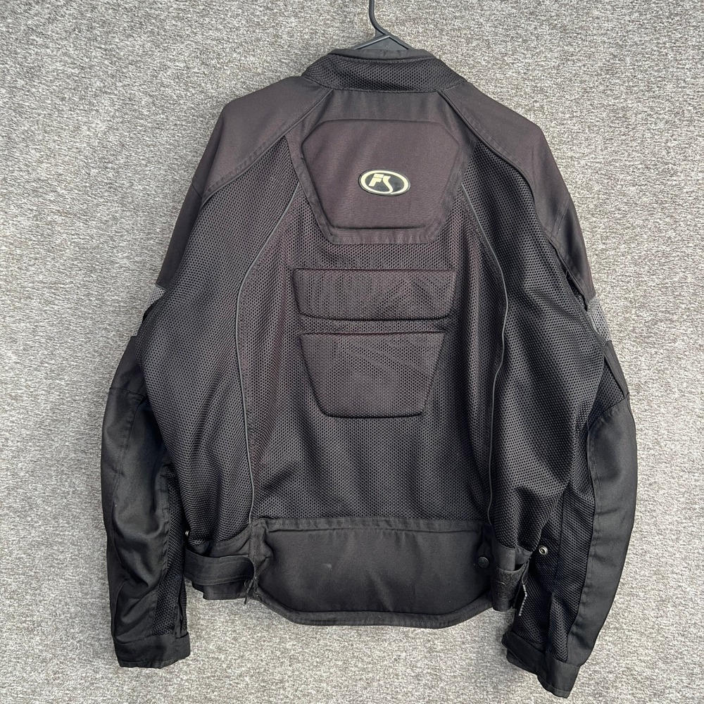 Fieldsheer Motorcycle Riding Jacket XL Black Mesh Padded Armor Real Gear Riders - Picture 10 of 11